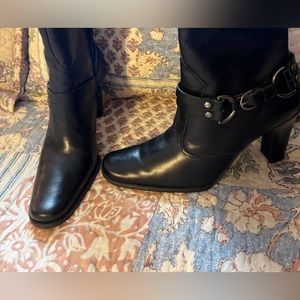 Size 6 black Harley Davidson boots